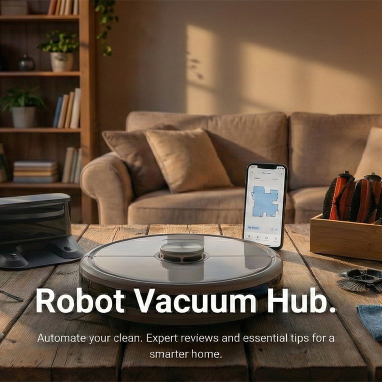 robot vacuum hub hero banner mobile