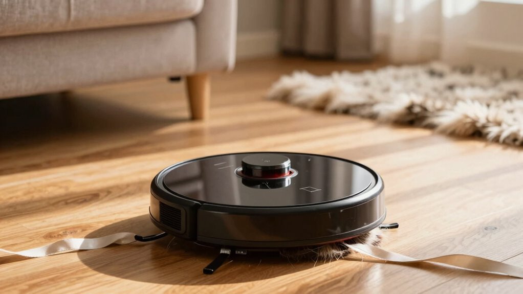 8000pa suction anti tangle brushes