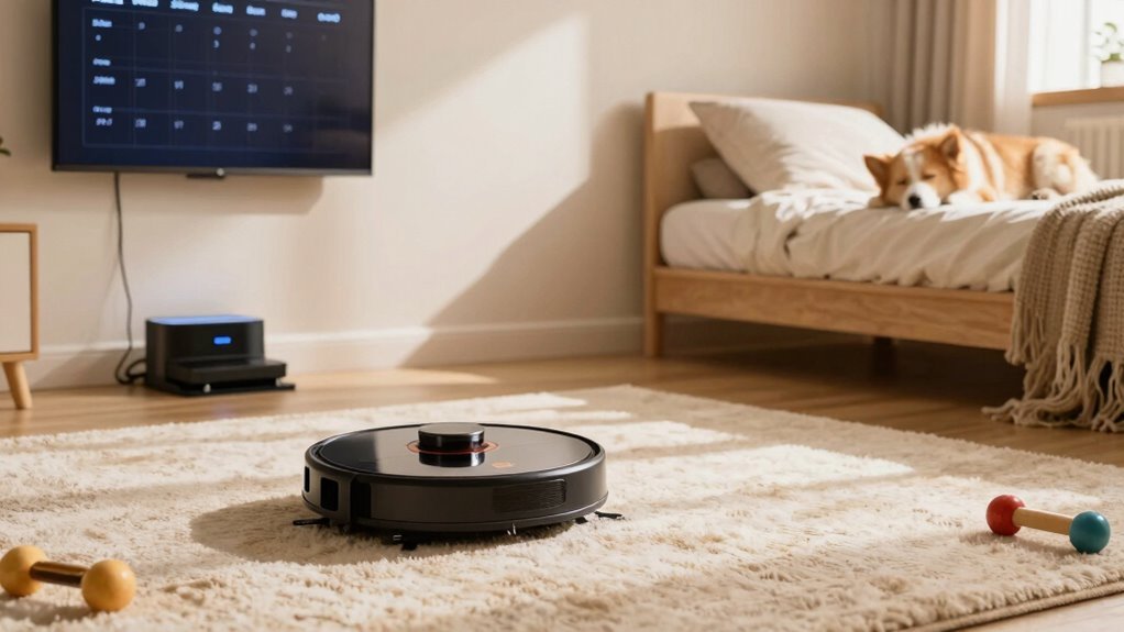 9 am robot vacuum routine