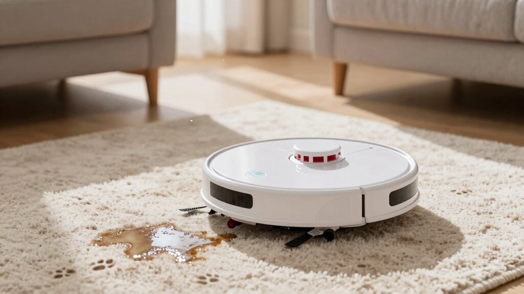 ai driven mess detecting robot vacuums