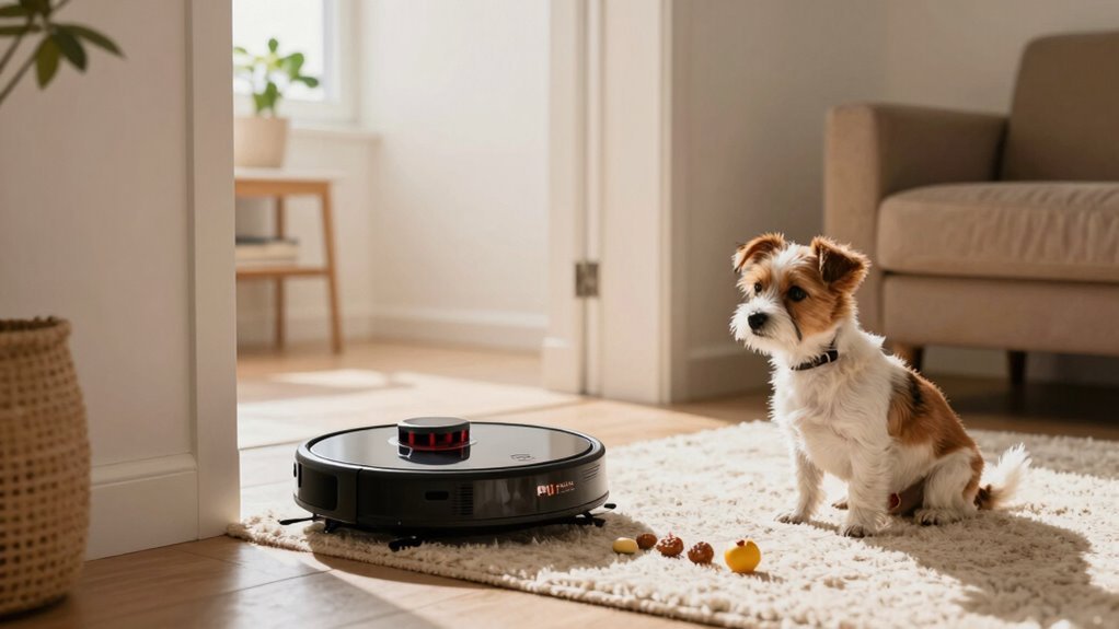 calm distant robot vacuum