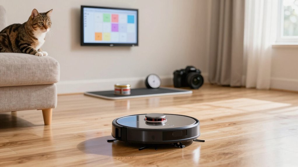 calm pets around vacuum