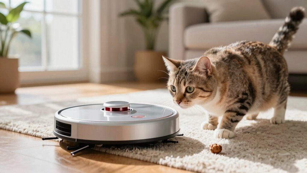 calm sniffing with vacuum
