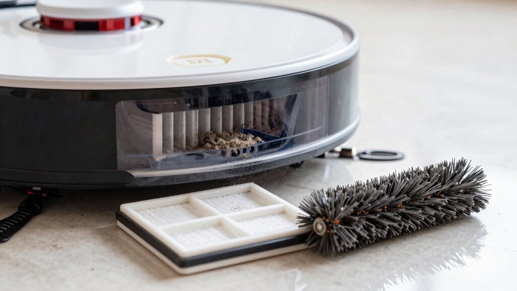 clean brushes replace worn