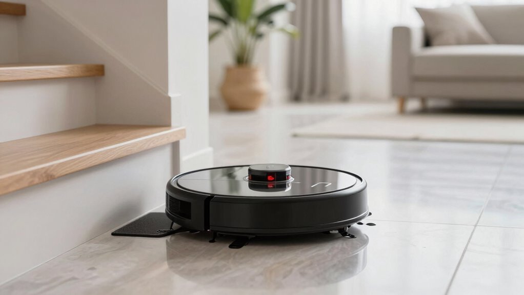 cliff sensors guard stairways