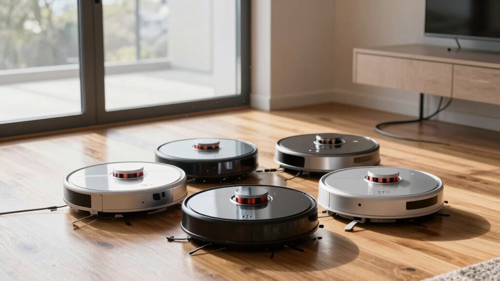 compact space saving robot vacuums