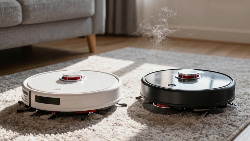 d shaped neato vs roomba