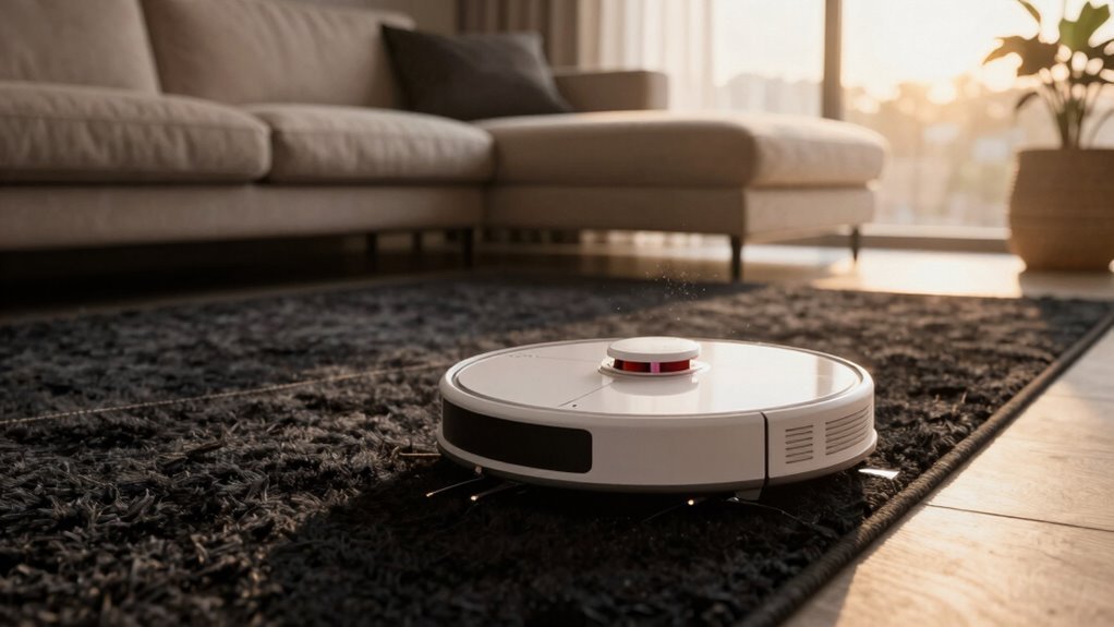 dark carpets fool vacuums