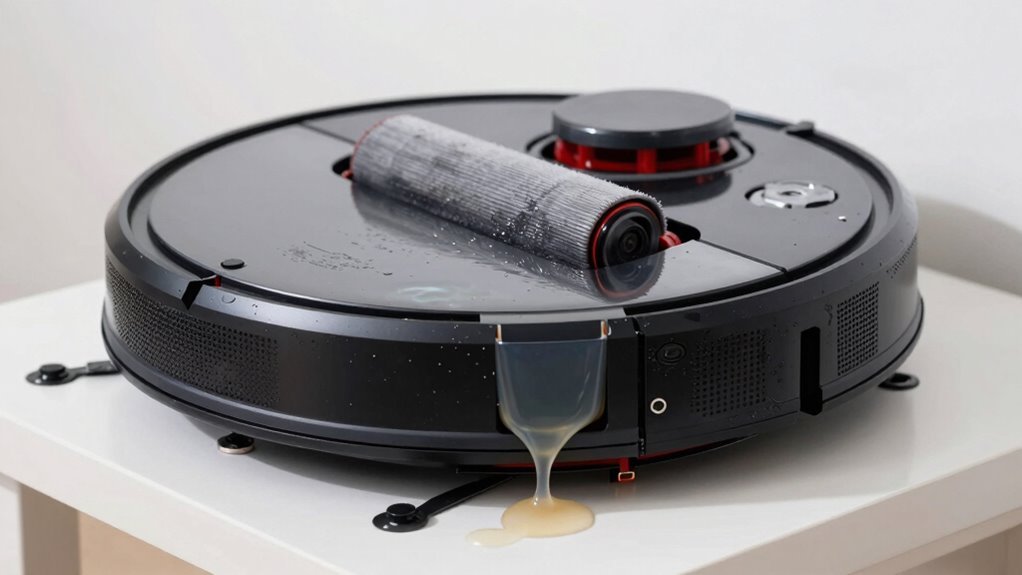 drain water dry components