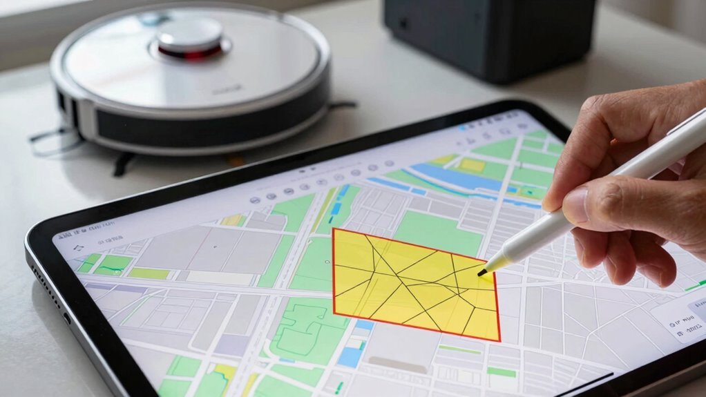 draw virtual no go zones