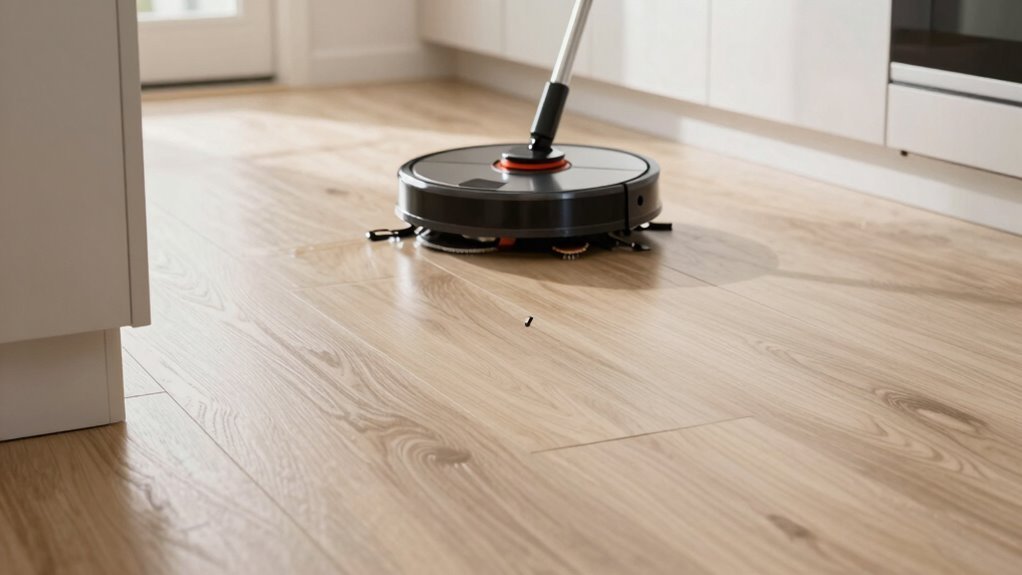 excess moisture damages laminate