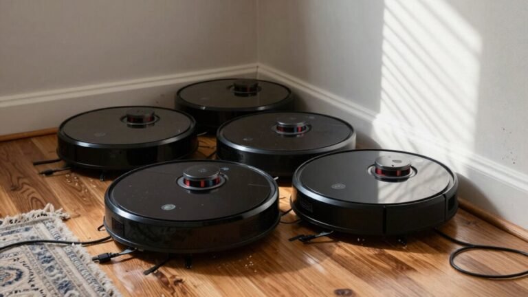 five robot vacuums barely clean