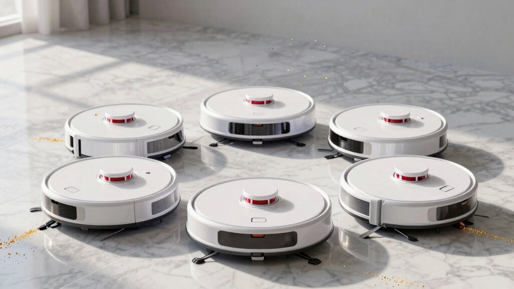 five washable filter robot vacuums