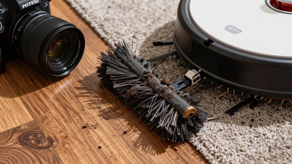 floor types wear robot brushes