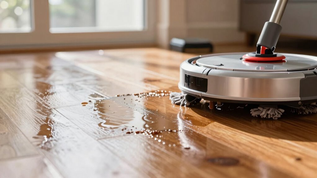 high flow leaves puddles