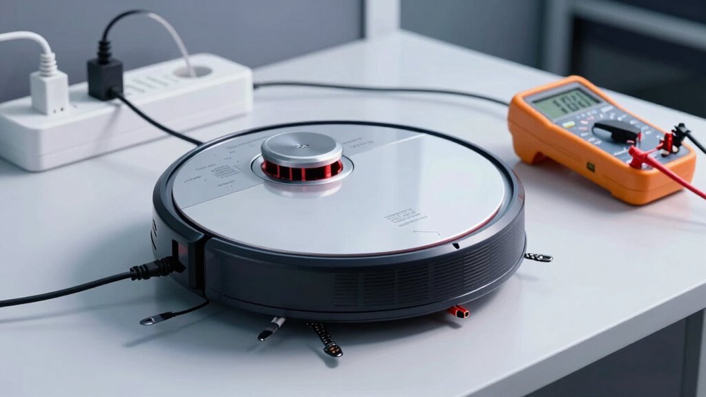 inspect dock power indicators