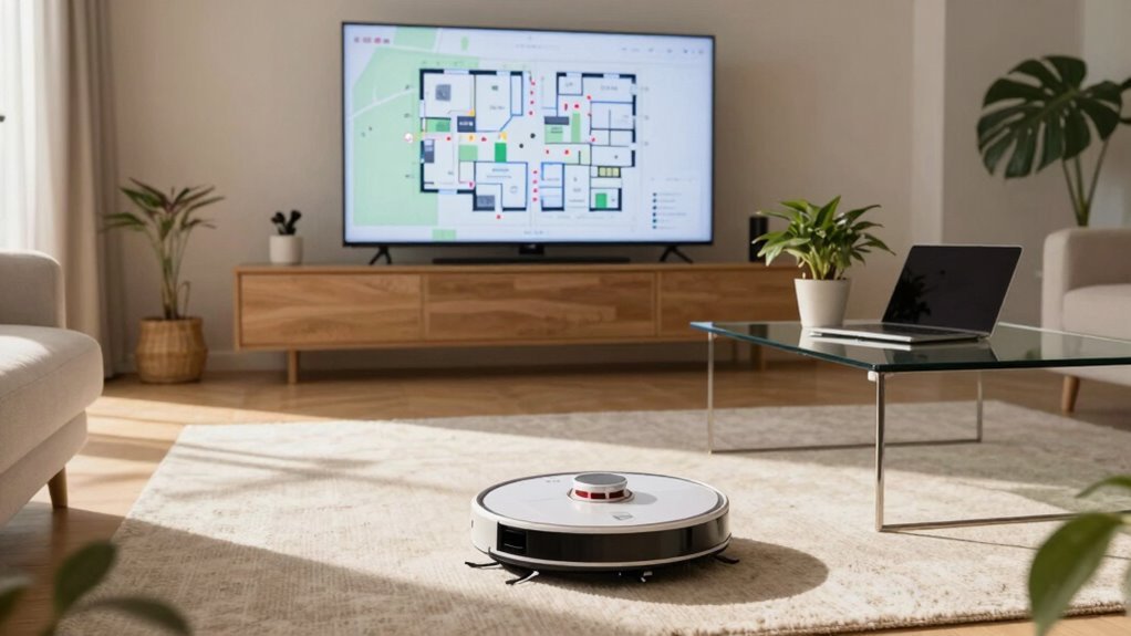 laser sensors map home