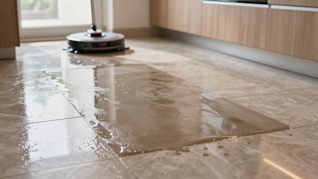 low battery wet floors