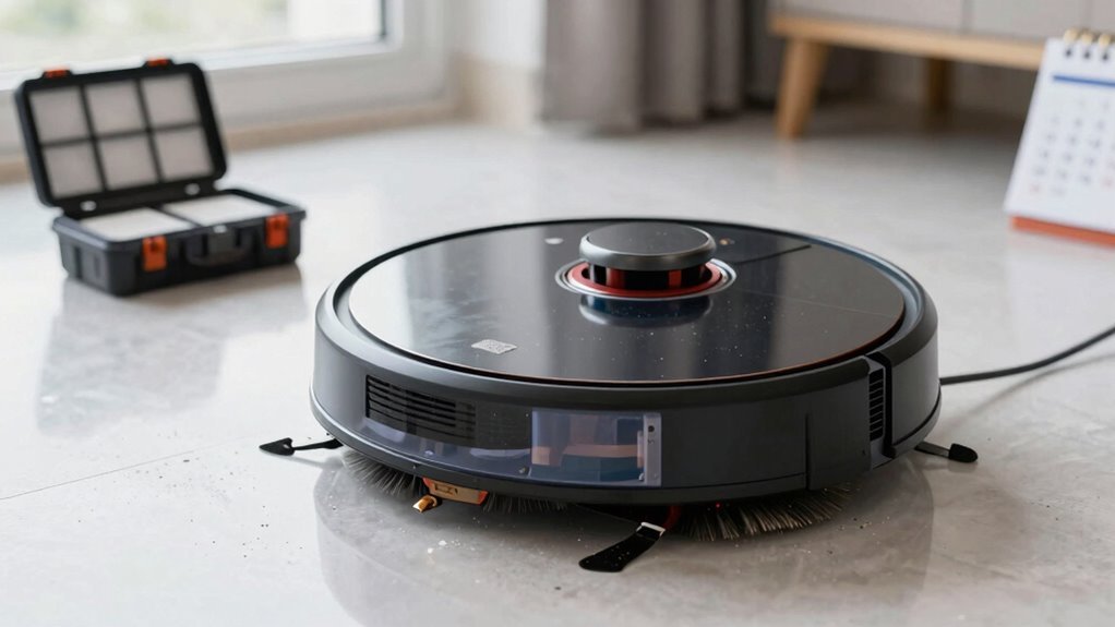 monthly robot vacuum maintenance