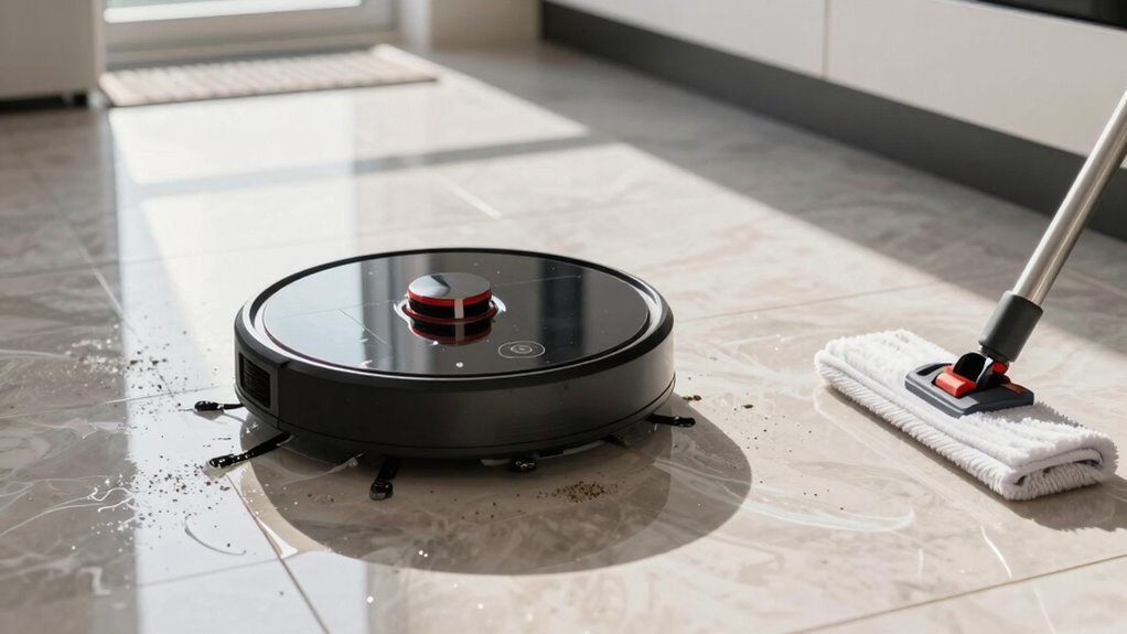 mop first spreads grime everywhere