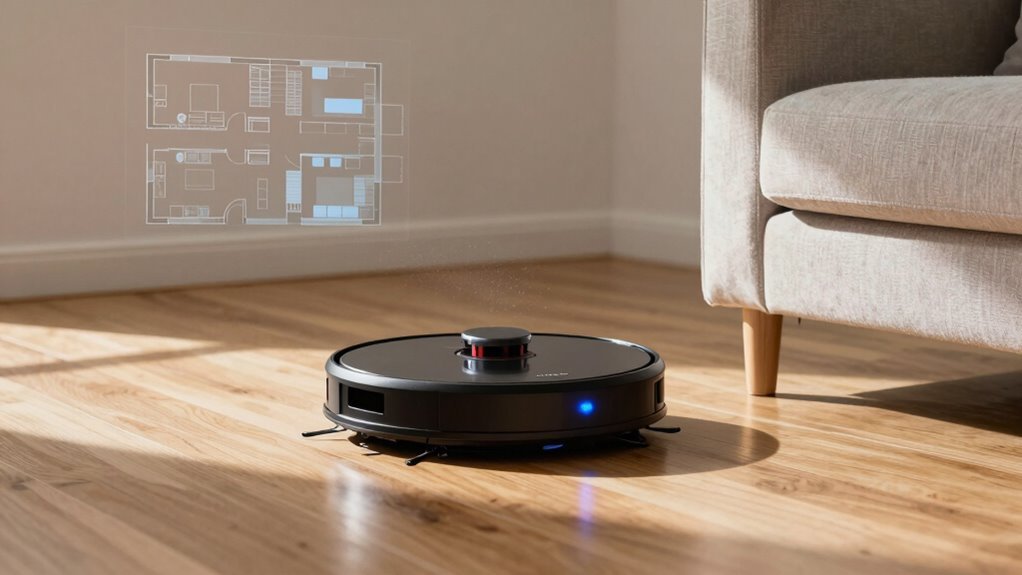 neato mapping suction features