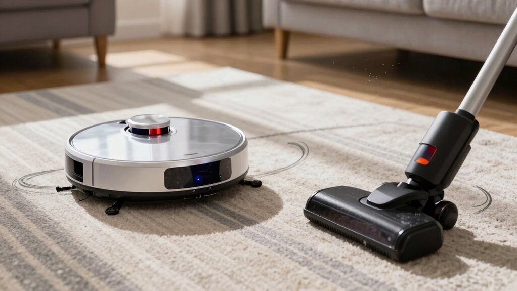 non mapping vacuums use sensors