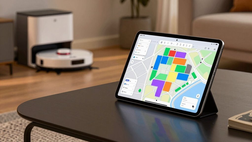 offline cleaning map view