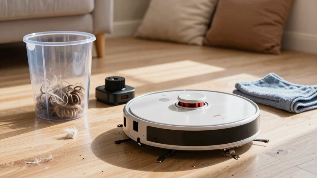pet focused robot vacuum maintenance
