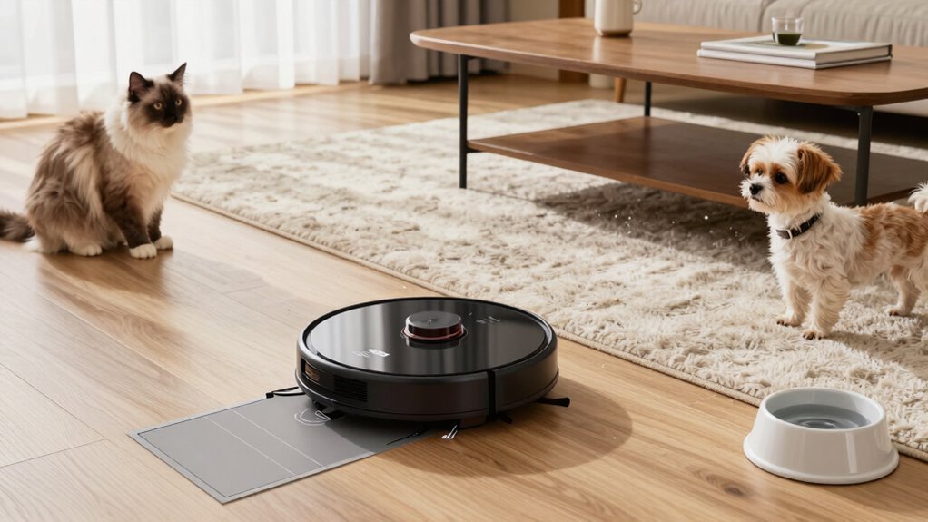 pet hair self emptying suction