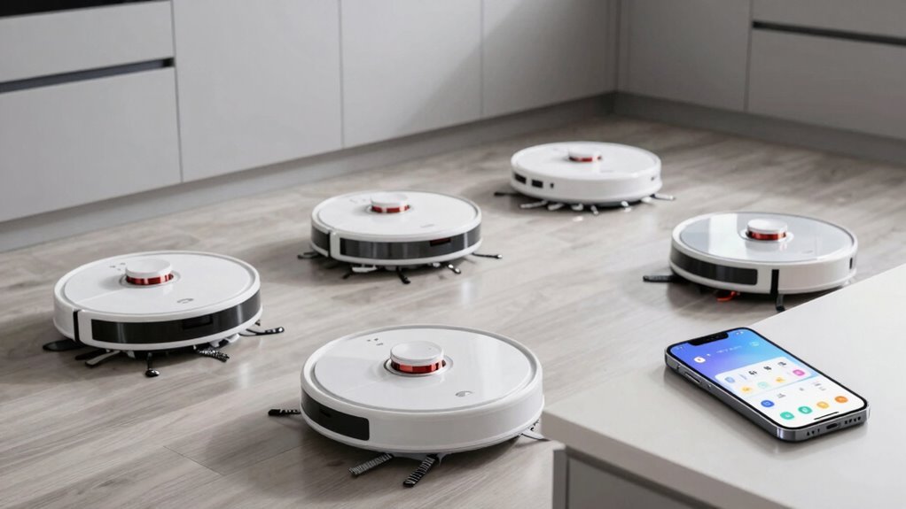 phone scheduled zone cleaning