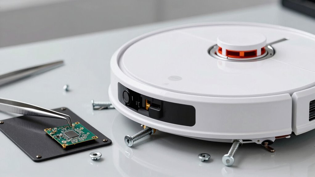 reset robot vacuum glitches