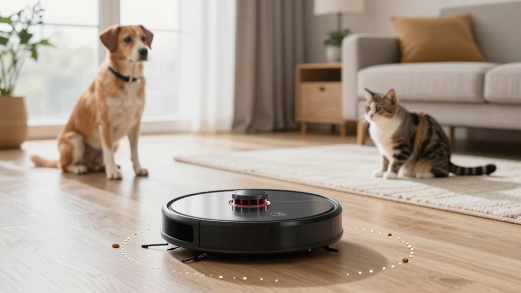 reward calm around vacuum