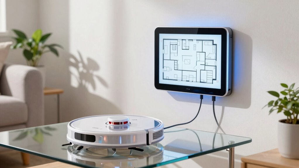 robot maps home cloud stored