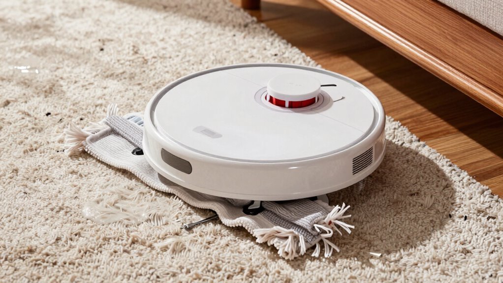 robot mops harm carpets