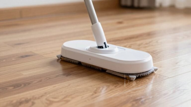 robot mops wooden floors