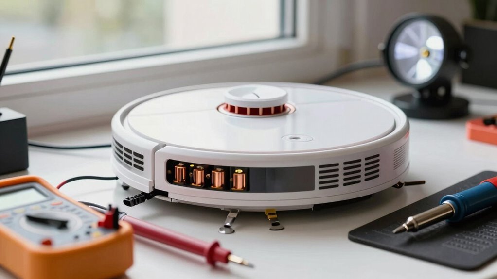 robot vacuum battery troubleshooting