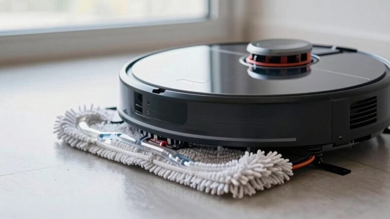 robot vacuum mop operation