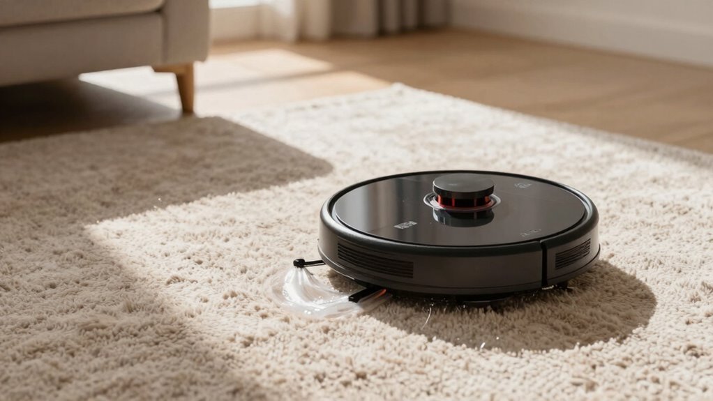 robot vacuum mop ruin carpet