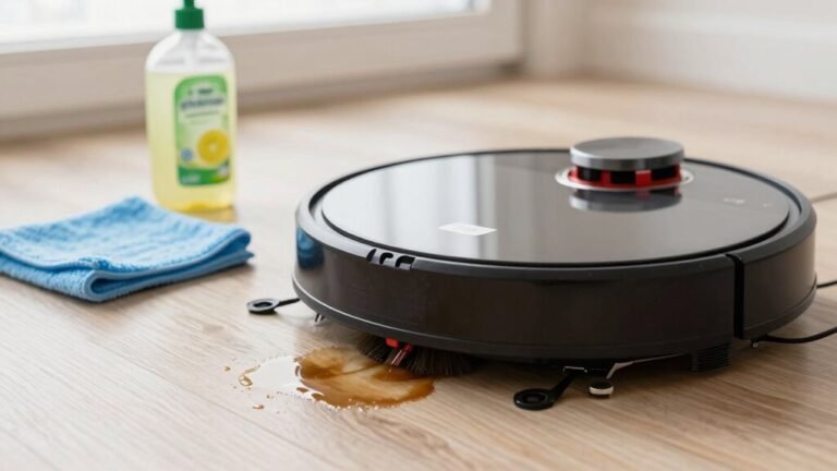 robot vacuum post pet accident