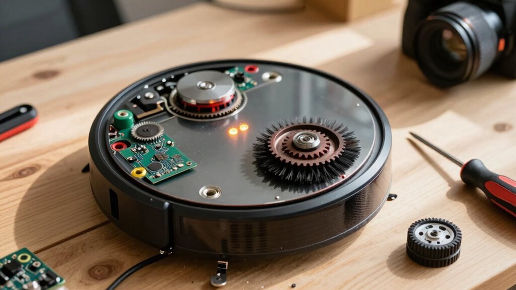 robot vacuum trouble indicators