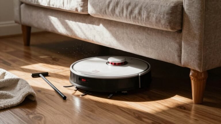 robot vacuum under furniture