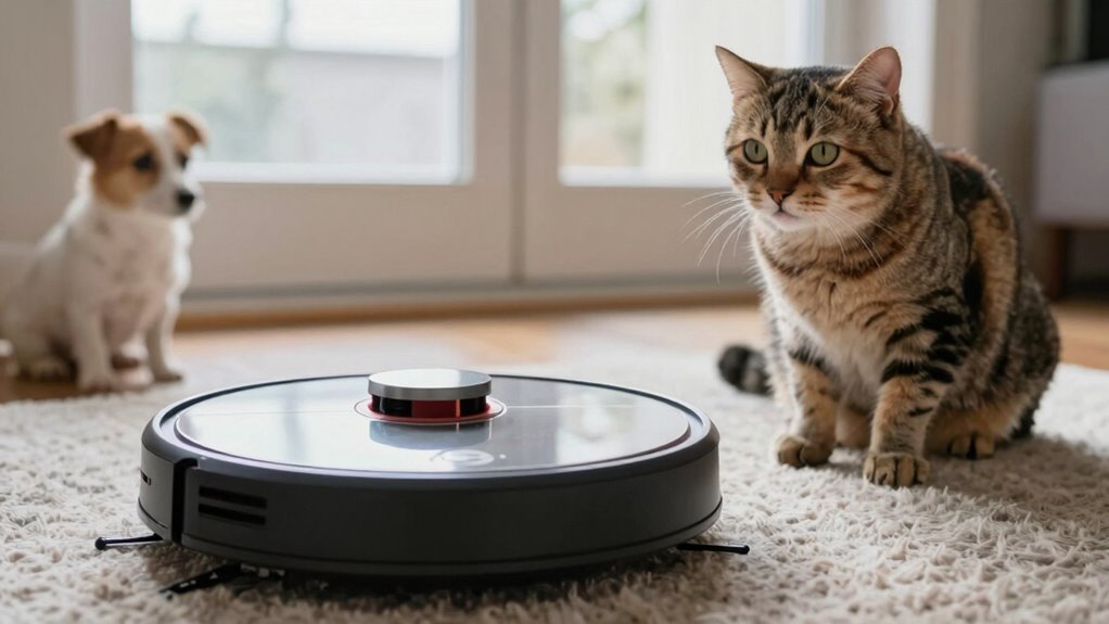 robot vacuums cause pet stress
