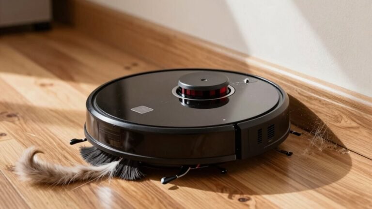robot vacuums corner hair