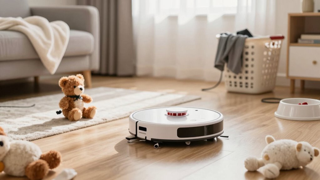 robot vacuums dodge clutter