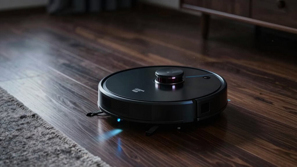robot vacuums in darkness