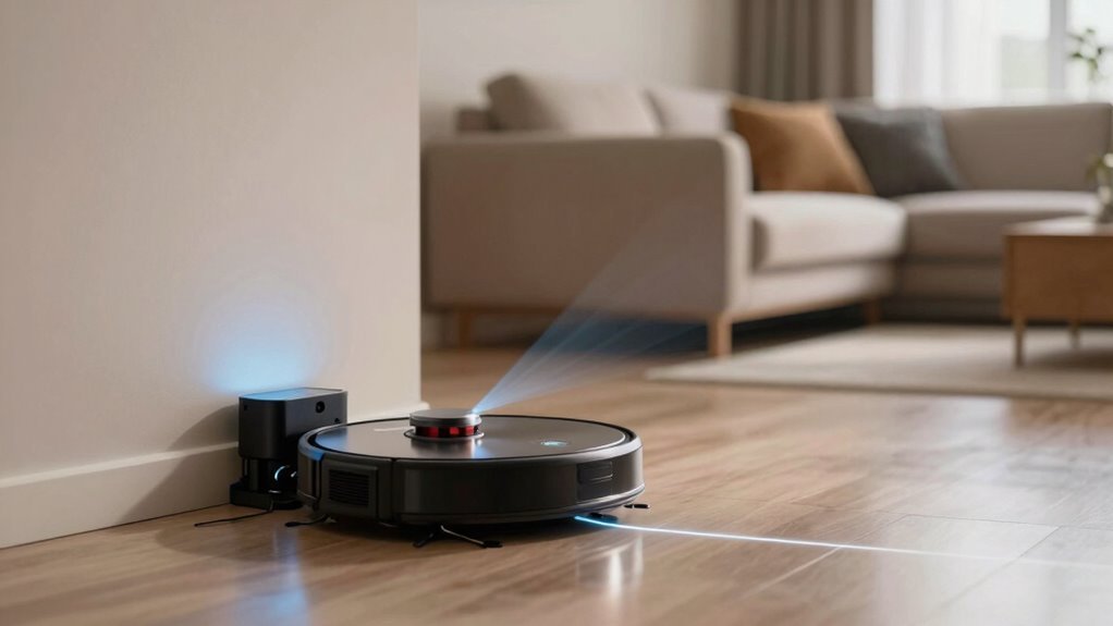 robot vacuums locate base