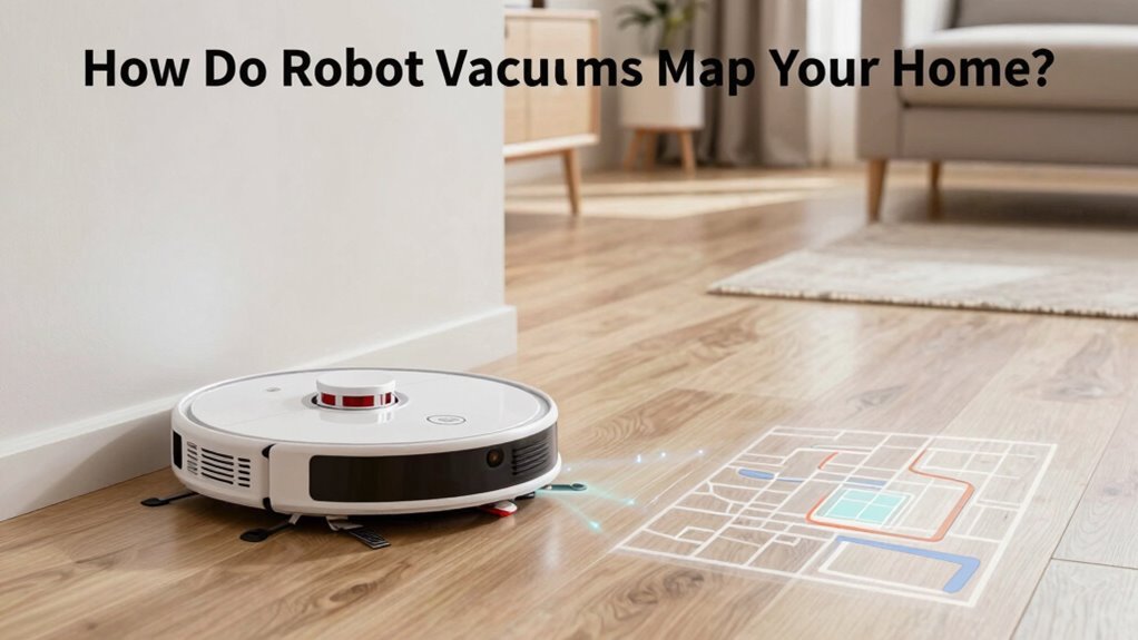 robot vacuums map homes