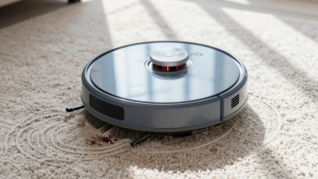 robot vacuums on carpet