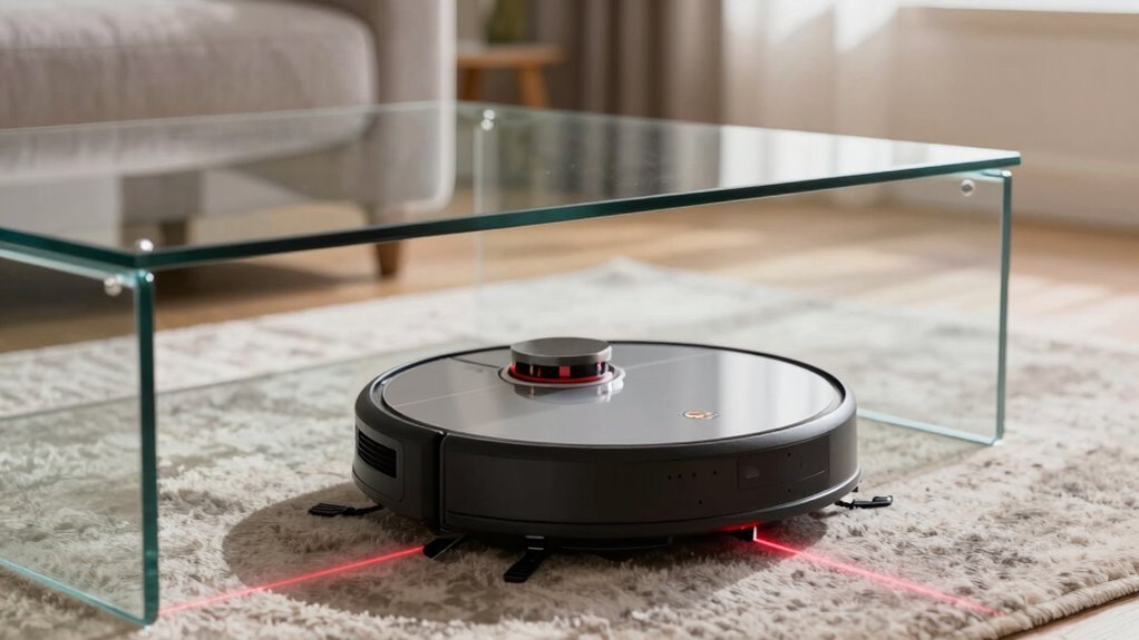 robots miss glass obstacles