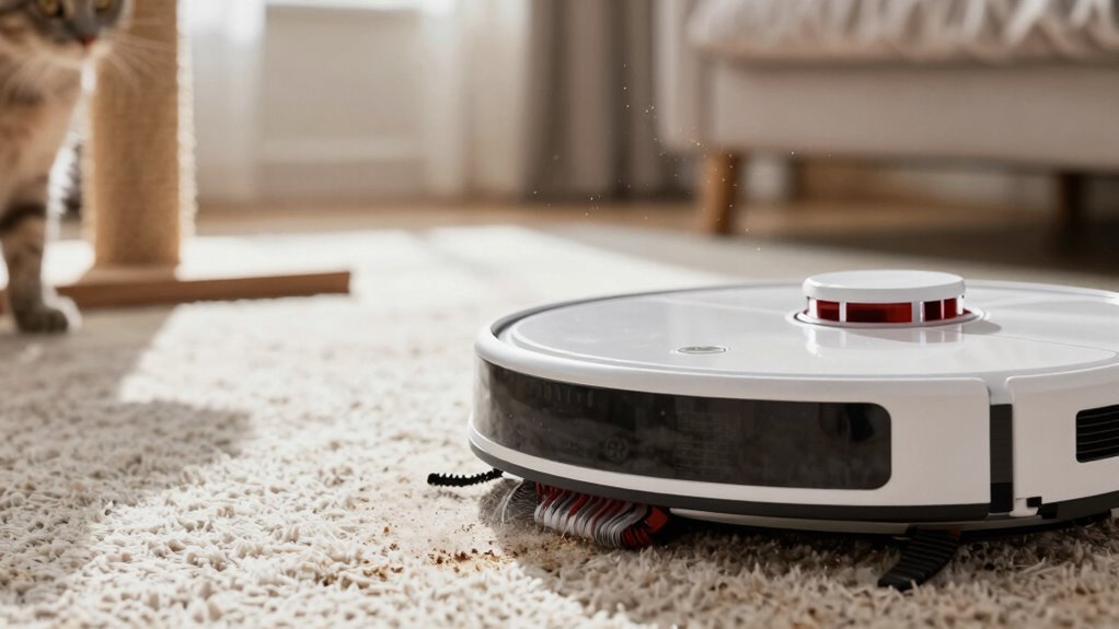 robovac captures pet dander